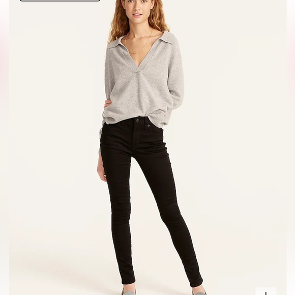 J. Crew Denim - J.Crew 9" stretchy toothpick jean in new black